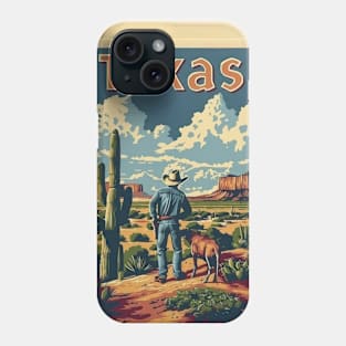 Texas Poster Phone Case