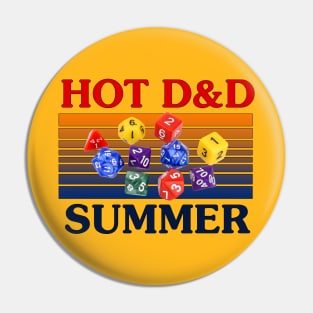 Hot D&D Summer Pin