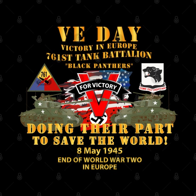 761st Tank Bn - VE Day - Victory in Europe Day - End of WWII by twix123844