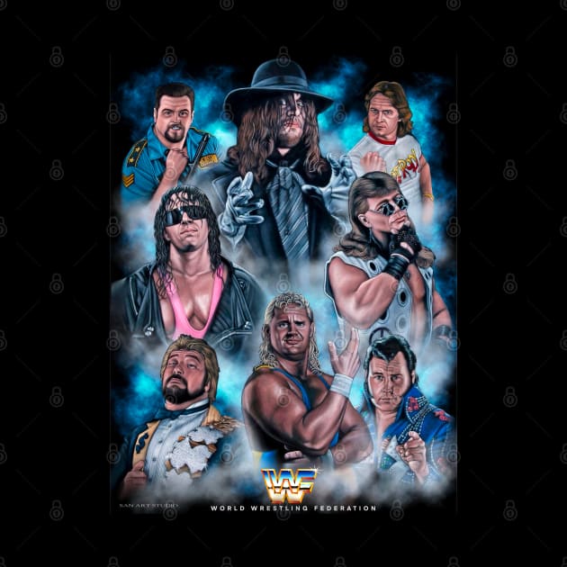 90s wrestling Federation by SAN ART STUDIO 