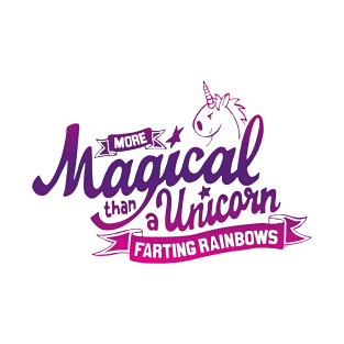 Unicorn Magic - Purple - Pink T-Shirt