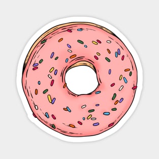 Pink Donut Magnet