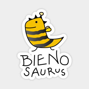 Funny dino bee Magnet