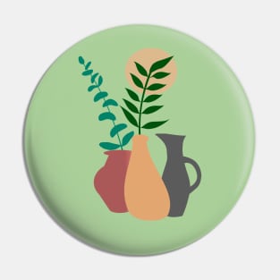 Boho Pots and Leaves Pin