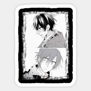 Sasaki and Miyano Manga Sticker for Sale by SAHDBB