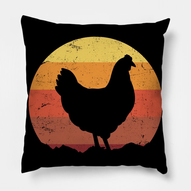 Chicken Farmer Vintage Pillow by CreativeGiftShop