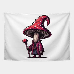 Mushroom Adventurer Tapestry