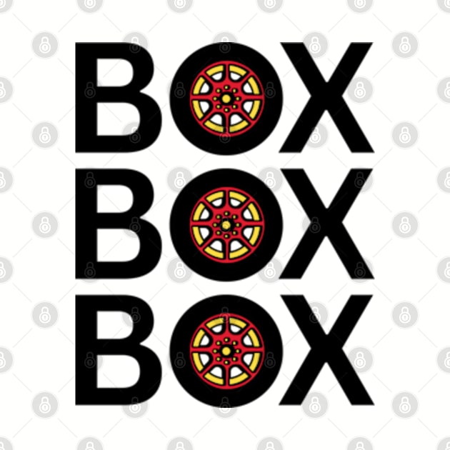 BOX BOX BOX Formula 1 by Fashion planet