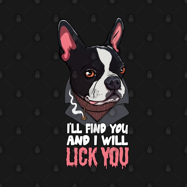 Boston Terrier Face Quote Gift by USProudness