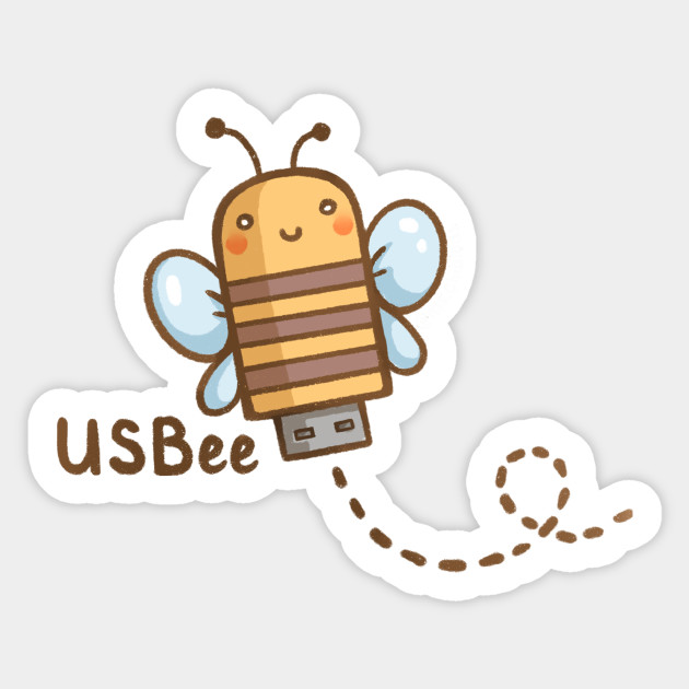 USBee - Bee - Sticker