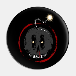 Boomber Skull Pin