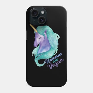 Vegan vegetarian animal welfare gift idea Phone Case