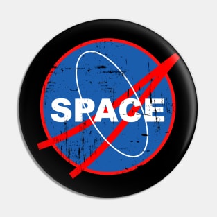 NASA Space logo Pin