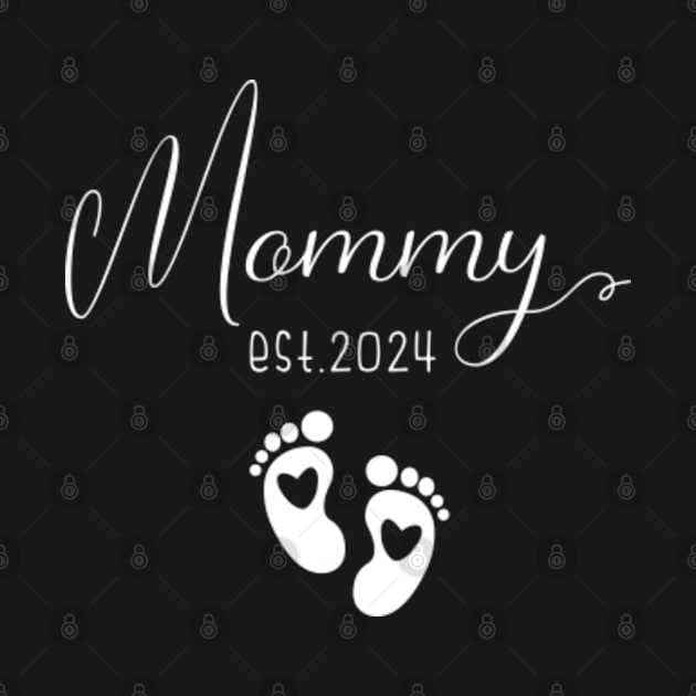 Mommy Est 2024 Mommy To Be New Mom Pregnancy by GreenCraft