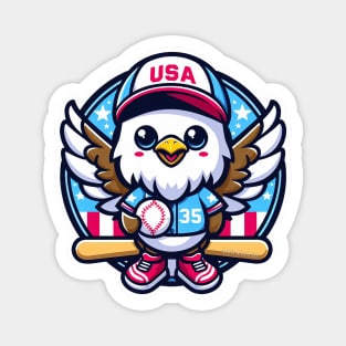 Baseball USA Magnet