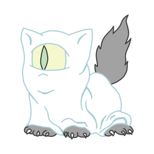 Halloween Meowclops Ghost Neopets T-Shirt