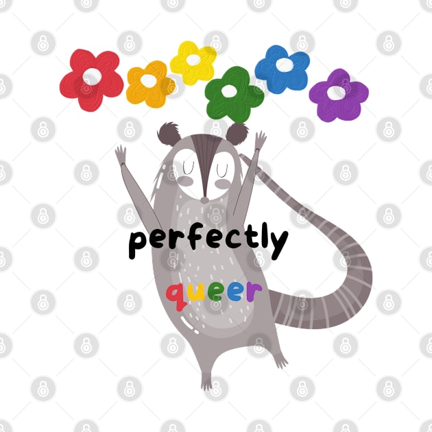 Perfectly Queer Possum by Nerd Trinkets