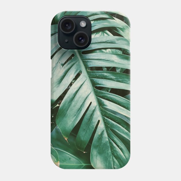 Green Palm Tree Phone Case by AlexandraStr