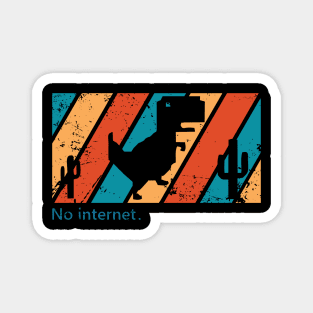 Retro Trex Offline Magnet