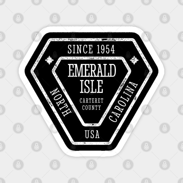 Emerald Isle, NC Summertime Vacationing Sign Magnet by Contentarama