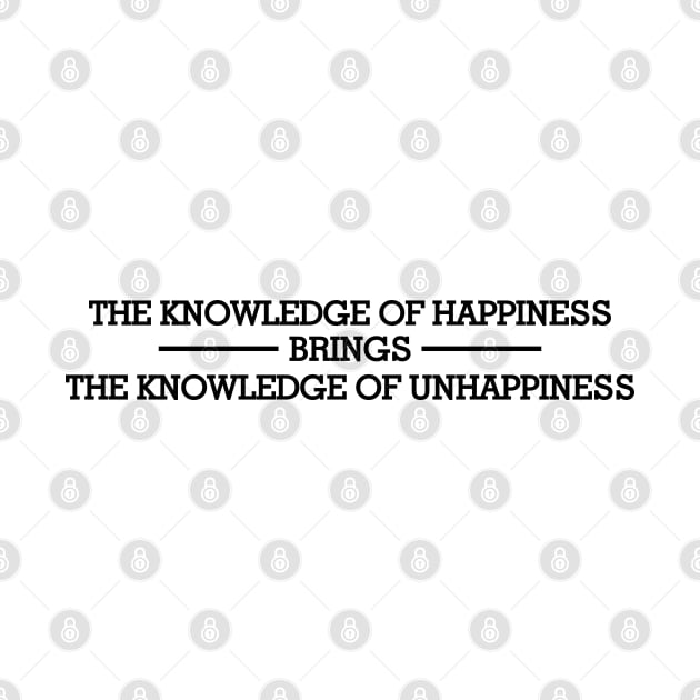 The knowledge of happines by naraka