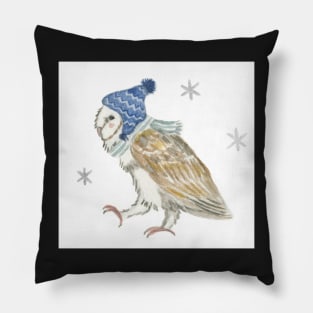 Little Winter Owl Pillow