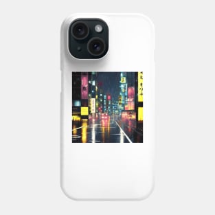 Neo Tokyo - Night Lights - Cyperpunk Phone Case