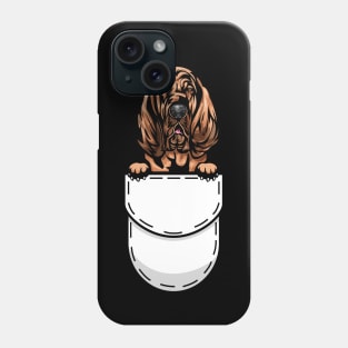 Funny Bloodhound Pocket Dog Phone Case