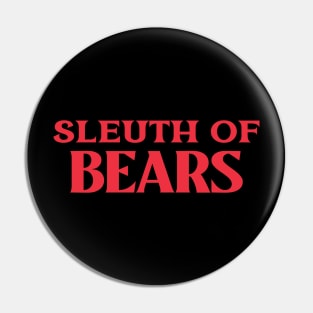 Sleuth of Bears Animal Collective Nouns Pin
