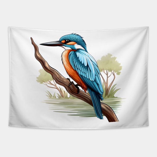 Kingfisher Tapestry by zooleisurelife