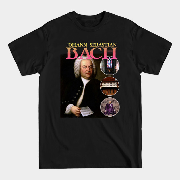 Disover BACH RAP TEE Johann Sebastian Bach Cool Vintage Retro 90's Graphic Band T-Shirt - Rap - T-Shirt