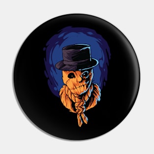 Scarecrow with hat Pin