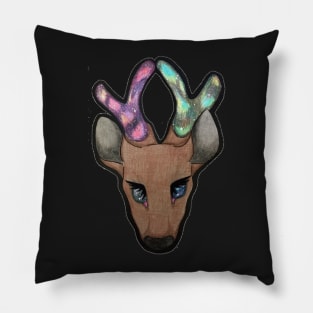 Galaxy Deer Pillow