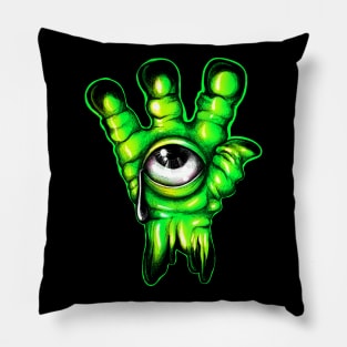 Alien Hand color Pillow