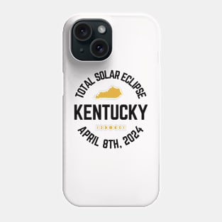 Kentucky total Solar eclipse 8th April 2024 Phone Case