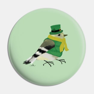 St Paddy's Goldfinch Pin