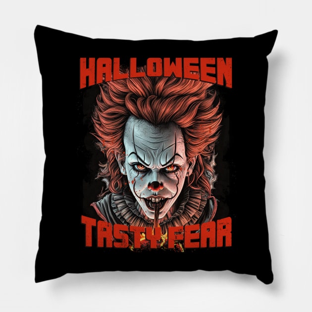 Pennywise the clown Pillow by Pictozoic
