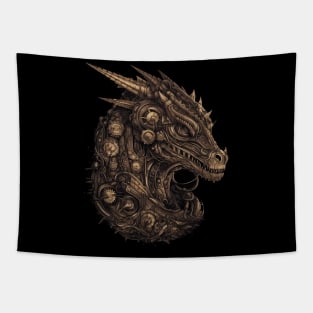 steampunk dragon Tapestry