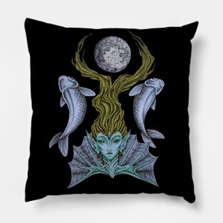 Mermaid color Pillow