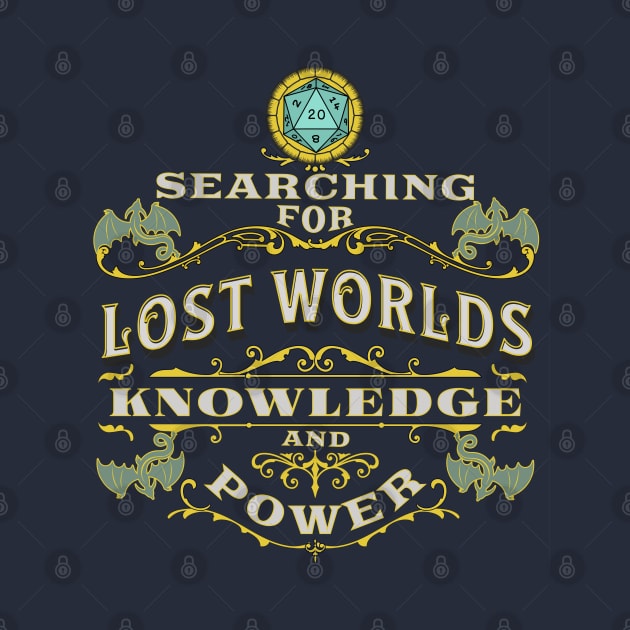 Searching For Lost Worlds by Berlin Larch Creations