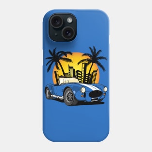 Cobra in City Sunset Phone Case