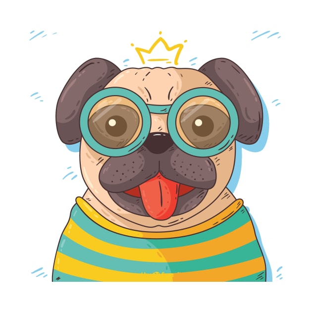 pug dog by This is store