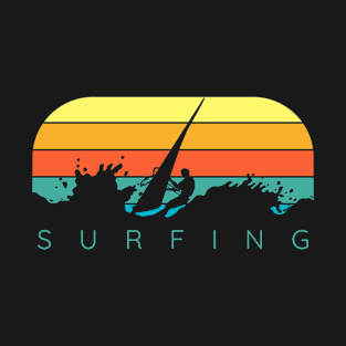 Windsurfing Retro Style T-Shirt