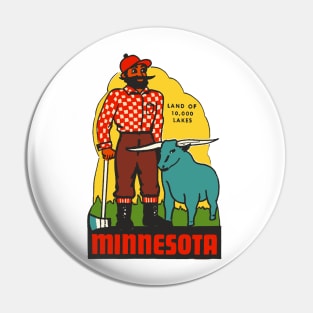 Vintage Minnesota Decal Pin