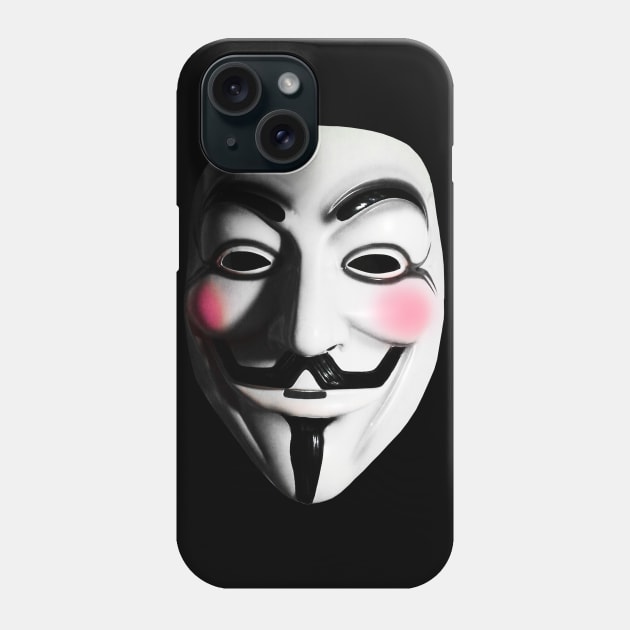 Fawkes Mask Phone Case by ianscott76