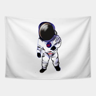 Astronaut in Space suit - cute Cavoodle, Cavapoo, Cavalier King Charles Spaniel Tapestry