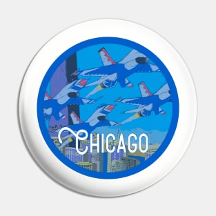 Chicago Vintage Decal Pin