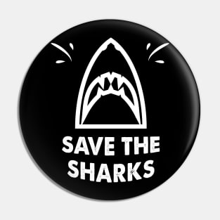 Save the sharks Pin