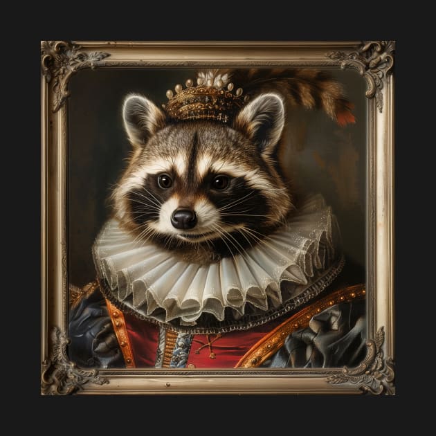 Renaissance Raccoon by Vlaa