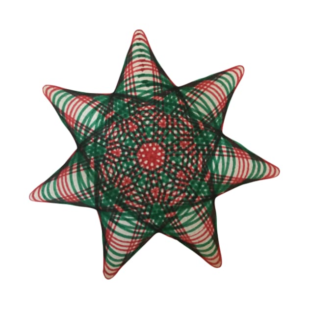 Spirograph--Christmas Pattern 5 by Travelling_Alle